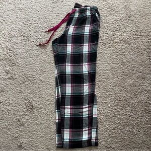 Secret Treasures Pink and Black Plaid Pajama Pants